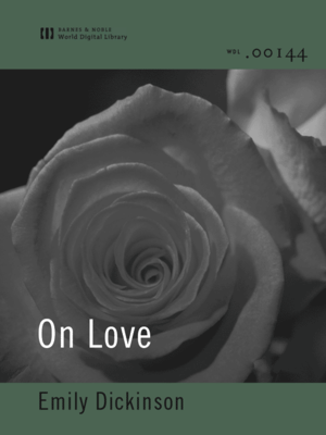 cover image of On Love (World Digital Library Edition)